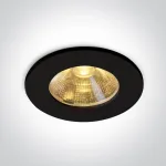 3W LED įleidžiamas &scaron;viestuvas, juodas, 3000K, 40&deg;, dimeriuojamas, 10103C/B/W