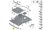 NAUJAS ORIGINALUS BMW 4 SERIJOS F32 F33 F36 M SPORTINIS SKYDO ADAPTERIS 8054523