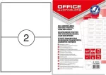 Office Products Etiketės Office Products A4 210x148mm baltos (100)