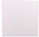 Hager Polo SEGT350 tehalit.UK Klojinių sistemos pagrindas / &scaron;ablonas 350x350 mm PP SEGT350