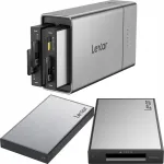 I&scaron;orinis kietasis diskas SSD Lexar Professional Workflow Go I su CFexpress 4.0 Type B skaitytuvu 2TB (F600/740/502T-2TB)