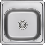 Plieninė virtuvinė plautuvė Kuchinox STANDARD, SKS_010T, Inox