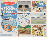 Melissa & Doug - Reusable Stickers Pad Vehicles (806044)