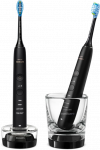 Elektriniai dantų &scaron;epetėliai Philips Sonicare DiamondClean 9000 HX9914/63, 2 vnt., Juodi.