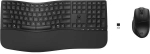 HP 680 Comfort Dual-Mode Klaviatūra ir pelė Combo, Full-size (100%), Wireless, RF belaidė + Bluetooth, Juodas, su pele
