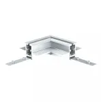 Užglaistomo magnetinės sistemos ZAMBELIS MAGNETIC 3MM bėgelio kampinis sujungimas, baltas, TRIAC/DALI, 25133 -W