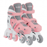 Mokomieji riedučiai Globber Learning Skates 2in1, S/M 30-33, 5+ m., rožiniai