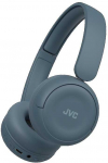 JVC, HA-S59W-AU, retro mėlynos sp. dinaminės ausinės, mikrofonas