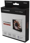 Xilence Technology Xilence XPF120.R, ventiliatorius, 12 cm, 1300 RPM, juodas, raudonas