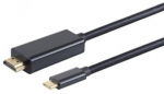 Kabelis Brackton USB Type-C - HDMI 4K60Hz 3m
