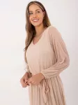 Suknelė Sukienka-IT-SK-21807.22-smėlio spalva