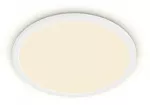 Lampa griesti Philips SuperSlim, 2700&deg;K, LED, balta