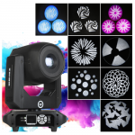 LIGHT4ME SKY SPOT 150W RING judančios galvos prožektorius