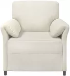 1 vietos sofa Kreminė 88 x 83 x 95 cm Aksomas