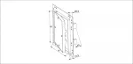 AWENTA Revizijos dangtelis aliuminis 200 x 200 x 12,5mm (KRAL2)