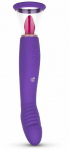 EasyToys Intimate Vacuum System & Dual-Ended Vibrator, Violetinė, USB