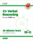 KNYGA Bookshop 11+ CEM 10-Minute Tests: Verbal Reasoning - Ages 10-11 Book 1 (with Online Edition)