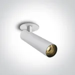 12W LED įleidžiamo montavimo pakreipiamas &scaron;viestuvas, baltas, 3000/3500/4000K, 11112RA/W/V