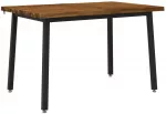 110 x 55 x 75 cm Kietos akacijos mediena Natūrali ir juoda
