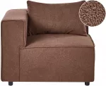 Sofa Beliani Kampinis modulis AXEBO rudas boucl&eacute;