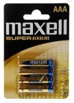 MAXELL Super &scaron;arminės baterijos LR03 4BP AAA, blisteris 4 vnt.
