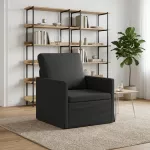 Sofa Krėslas Juoda 70 x 81 x 82 cm Audinys