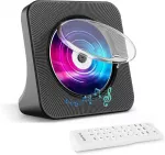 MAITE ne&scaron;iojamas CD grotuvas su Bluetooth 5.0, FM radiju ir HiFi garsiakalbiais MT-CDPEU-SD BLK