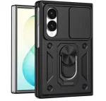Toptel &bdquo;Slide Camera Armor&ldquo; dėklas &bdquo;Samsung Galaxy Z Fold 8&ldquo;, juodas