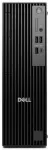 Dell Pro Slim Plus QBS1250 - plonas stacionarus kompiuteris - Core Ultra 5 235 / 3.4 GHz - RAM 16 GB - SSD 512 GB - NVMe, TLC - Intel grafika - 1GbE, Wi-Fi 6E, Bluetooth - WLAN: 802.11a/b/g/n/ac/ax (Wi-Fi 6E), Bluetooth - Windows 11 Pro - Monitorius: