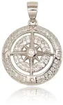 Diamond Sky Jewelry Sidabrinis pakabukas su cirkoniais &bdquo;North Star&ldquo;