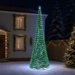 LED blizganti kalėdinė eglutė su pagrindu EKENAS 500 cm 868 LED