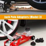 Tkse 4 dalių automobilinio domkrato guminė pagalvėlė, skirta modeliams S/3/y/x, domkrato pagalvėlės adapterio priedai su dėžute, tvirtas domkrato ta&scaron;ko pagalvėlės guminis apsaugas