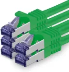 1attack.de Cat.7 tinklo kabelis, Cat7 Poe+ ethernet kabelis, tinklo / interneto / Dsl / modemo / mar&scaron;rutizatoriaus / &scaron;akotuvo patch kabelis, Lan kabelis, neapdorotas kabelis, 10 Gb/s (sftp Pimf), rinkinys: patch kabelis su Rj 45 jungtimi, Cat.6a