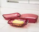 Homefairy skaidrus plastikinis muilinės laikiklis, ne&scaron;iojamas skaidrus muilinės laikiklis namų virtuvei, didelis 2 vnt. paketas (2 stilius)
