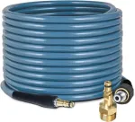 Lanksti auk&scaron;to slėgio plovimo žarna, skirta Karcher K2 K3 K4 K5 K7, 6 m ilgio pakaitinė žarna su greita jungtimi ir M22 14 mm adapteriu, 3600 Psi auk&scaron;to slėgio prailginimo žarna valymo darbams