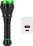 Žibintuvėlis PNI Adventure F750 žalia &scaron;viesa, aliuminis, LED 10W, 500 lm, iki 850 m, 4000mAh, IP44, 4000mAh komplekte, su pridedamu PNI CHG300 maitinimo &scaron;altiniu