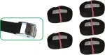 5 x Tvirtinimo diržai 1m x 25mm, 250kg, su sagtimi