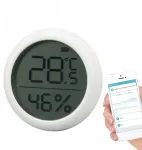 Temperatūros ir drėgmės jutiklis lcd smart life namų higrometras