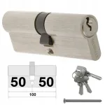 &Scaron;irdelė spynai Alubrass 50/50 nikelio satinas
