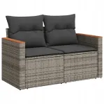 Vmp sodo sofa-kėdė sodo baldai terasai balkonui sodui, rotangas