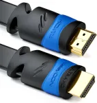 Deleycon (16.41 ft.) 5m plok&scaron;čias Hdmi kabelis - suderinamas su Hdmi 2.0/1.4 - Uhd 4k Hdr 3d 1080p 2160p Arc - didelis greitis su Ethernet - juodas