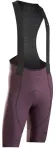 Moteri&scaron;ki dviračių &scaron;ortai su petne&scaron;omis Northwave Fast Bib, bordo