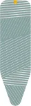 Joseph Joseph Joseph Flexa pakaitinis lyginimo lentos užvalkalas su elastine juosta, linijinis pilkas ra&scaron;tas, pamink&scaron;tintas 4 mm putomis, lengvai ir greitai uždedamas lentoms 124 cm x 37 cm, pilkas, M dydis