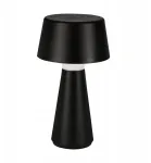Led stalinė belaidė lempa Ip44 Usb juoda grybo formos lempa Eglo Huesa