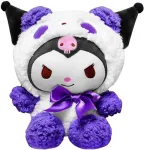 Zaloife pliu&scaron;inis žaislas, pliu&scaron;inis žaislas 23 cm, kim&scaron;tas pliu&scaron;inis žaislas, mielas žaislinės lėlės dovana vaikams nuo 2 metų (violetinis)