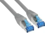 InLine Komutacinis kabelis Cat.6A, S/FTP (PiMf), 500MHz, pilkas - 3m