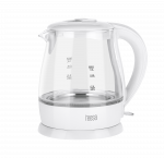 TEESA elektrinis virdulys, stiklinis, 1650 W, baltas, 1 L