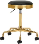 Activeshop Kosmetologinė meistro kėdutė GREEK MODEL 1 Juodas GOLD