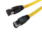 MicroConnect CAT8.1 S / FTP 5m geltona LSZH