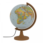 Zachem &Scaron;viečiantis gaublys su politiniu ir fiziniu žemėlapiu, 32 cm (lenkų kalba)